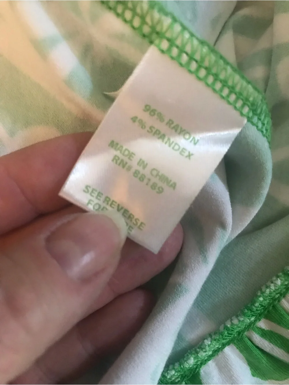 LILLY PULITZER Flor Dress in the Green Bean Light My Fire Pattern - Picture 14 of 14